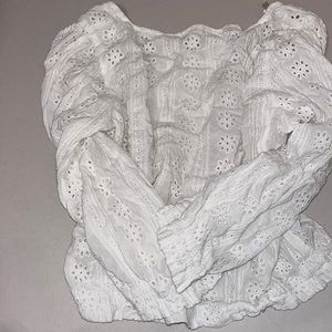 Flowery nice cropped top